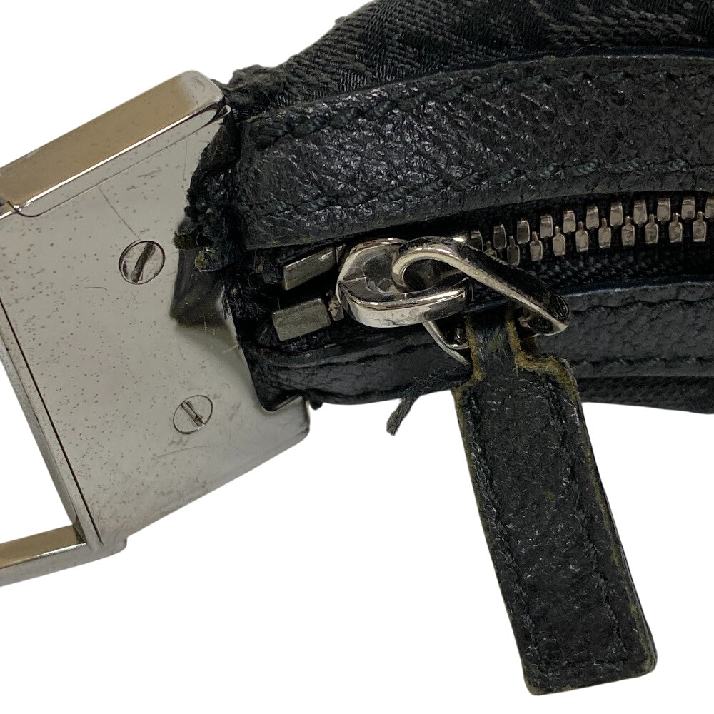 Gucci Shoulder Bag 122790 Canvas Black Gg Canvas Women