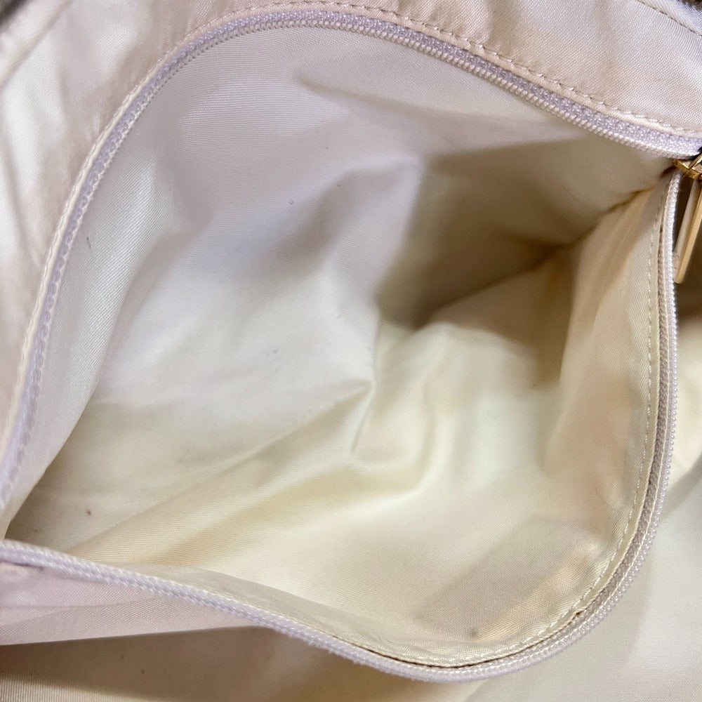Chanel Handbag A15828 Nylon, Leather Beige New Travel Mini Boston