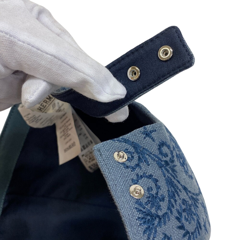 Hermes Cap Linen, Polyester Blue Serie Blue Jean Attracted By The Charm Of Orpheus 59