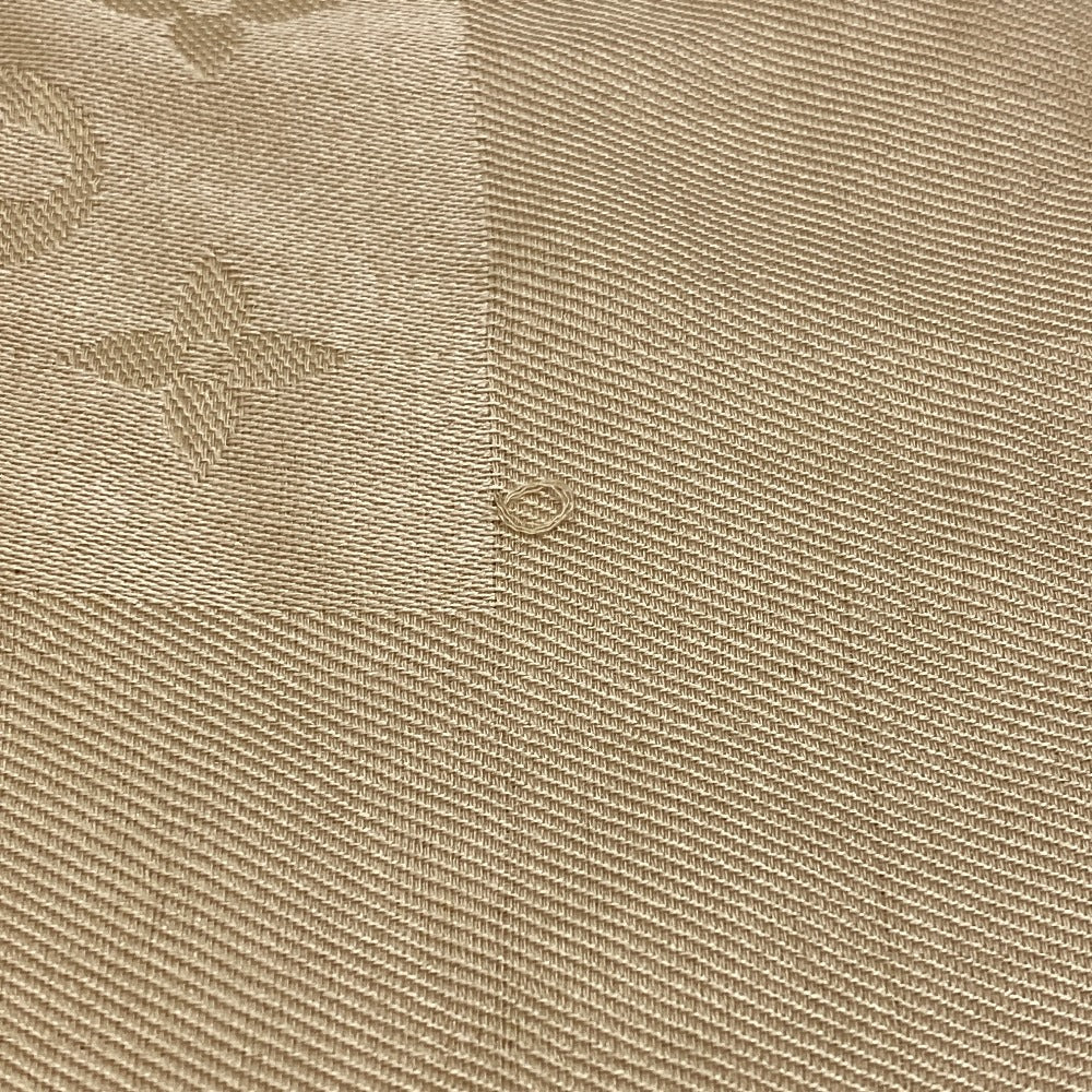 Louis Vuitton Stall Silk Beige Monogram Shine Women