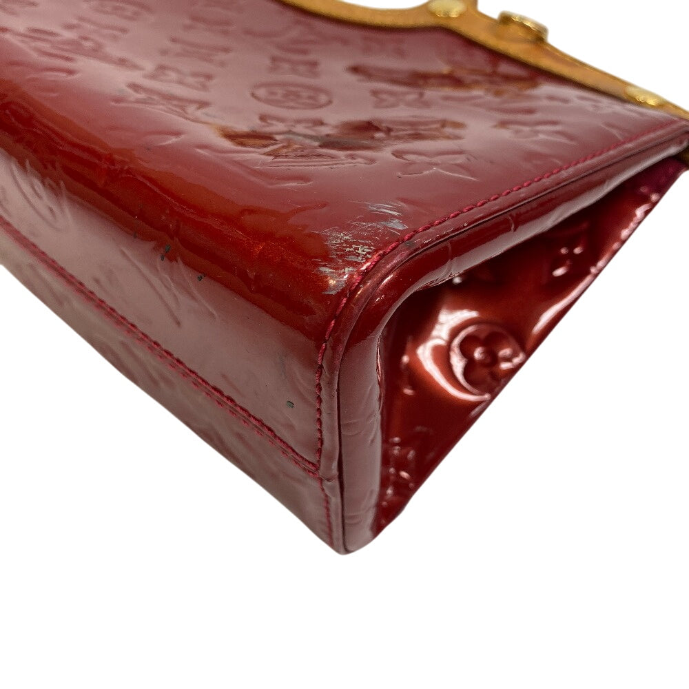 Louis Vuitton Handbag M91987 Enamel Red Vernis Roxbury Drive Women