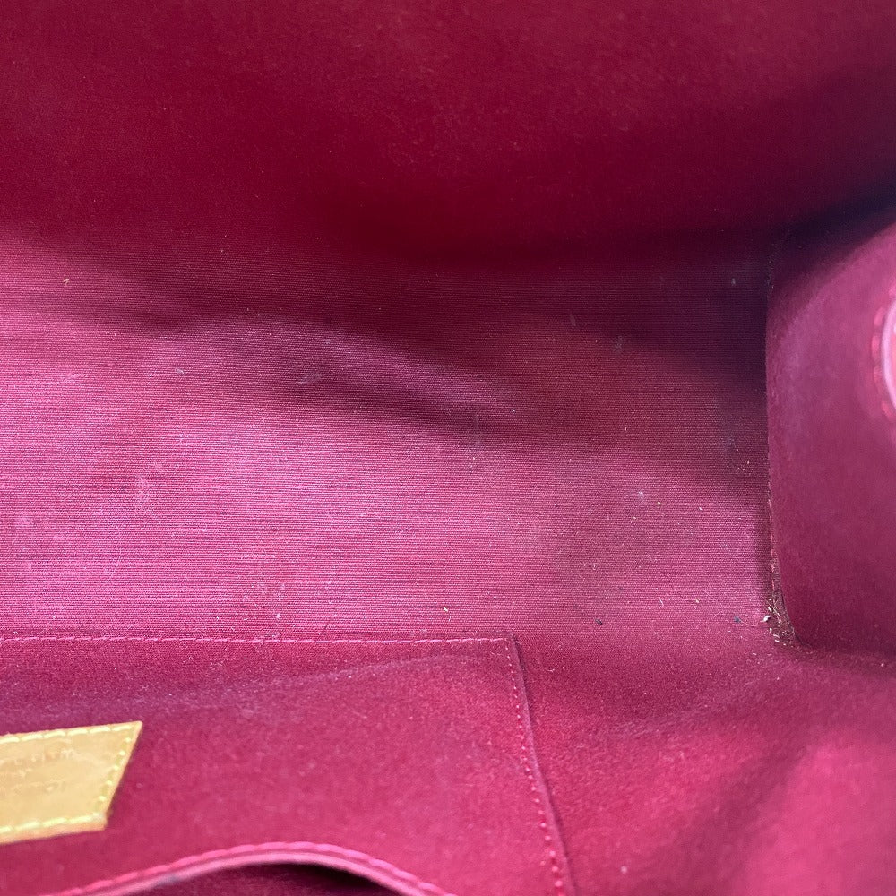 Louis Vuitton Handbag M91987 Enamel Red Vernis Roxbury Drive Women