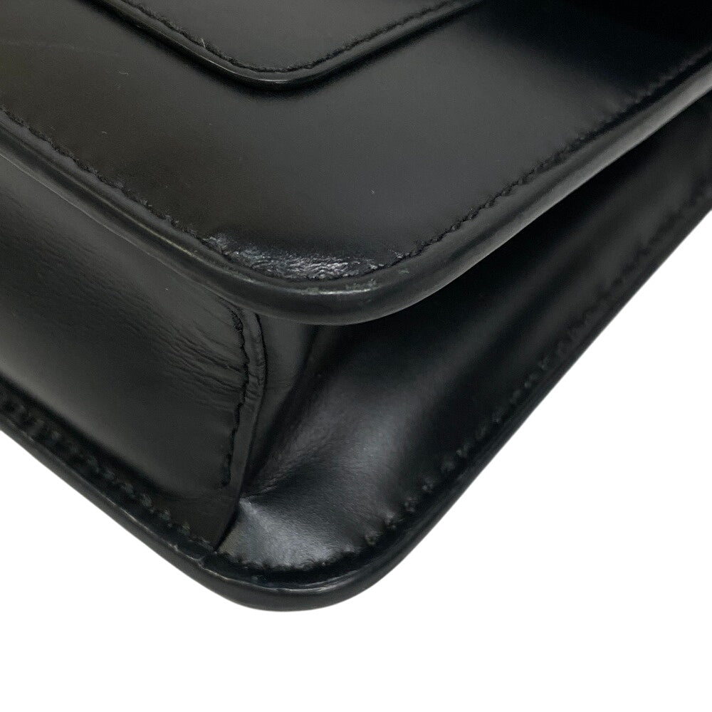 Bvlgari Long Wallet Purse Leather Black Serpenti Forever Women