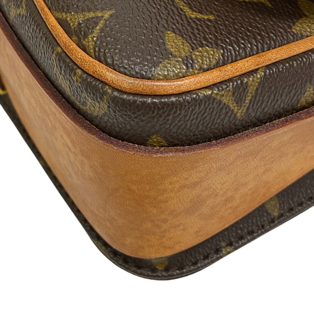Louis Vuitton Shoulder Bag M51253 Leather Brown Monogram Cartouchieremm Women