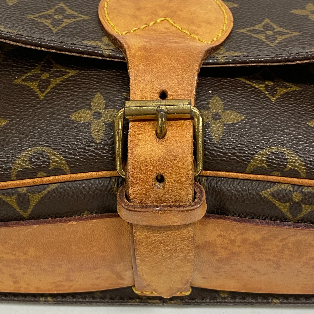 Louis Vuitton Shoulder Bag M51253 Leather Brown Monogram Cartouchieremm Women