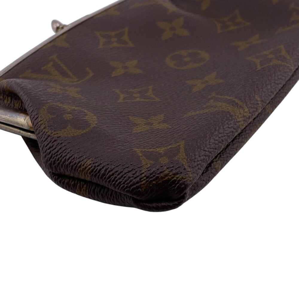 Louis Vuitton Pouch Leather Brown Monogram Bucketusa