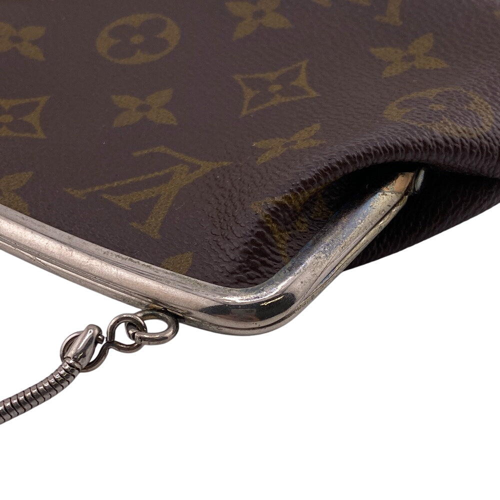 Louis Vuitton Pouch Leather Brown Monogram Bucketusa
