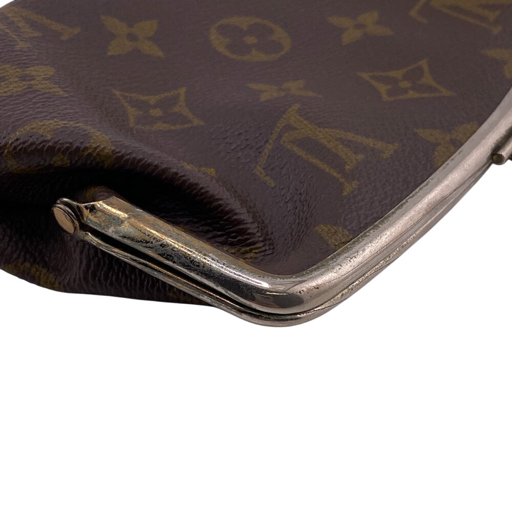 Louis Vuitton Pouch Leather Brown Monogram Bucketusa