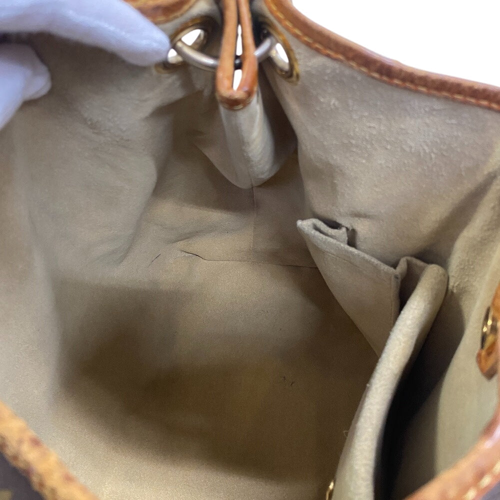 Louis Vuitton Shoulder Bag M56382 Leather Brown Monogram Garriella Pm