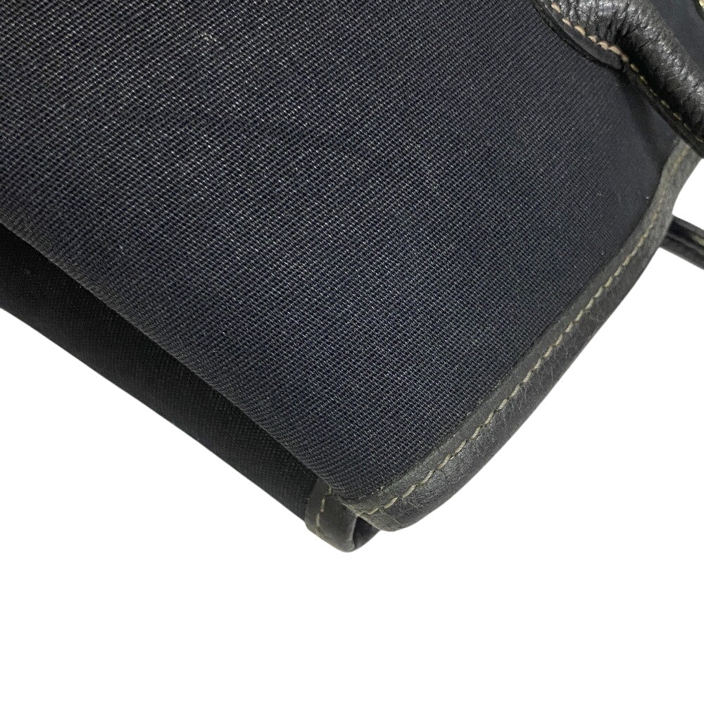 Hermes Handbag Leather Black Garden Party Tpm