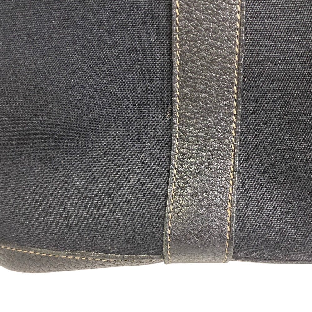 Hermes Handbag Leather Black Garden Party Tpm