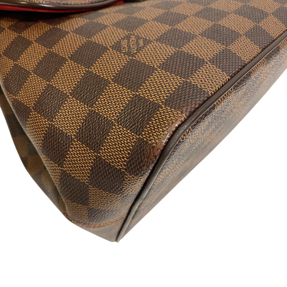 Louis Vuitton Handbag N41167 Leather Brown Damier Bergamo Pm