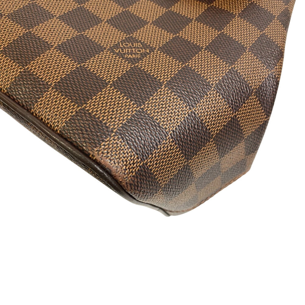 Louis Vuitton Handbag N41167 Leather Brown Damier Bergamo Pm