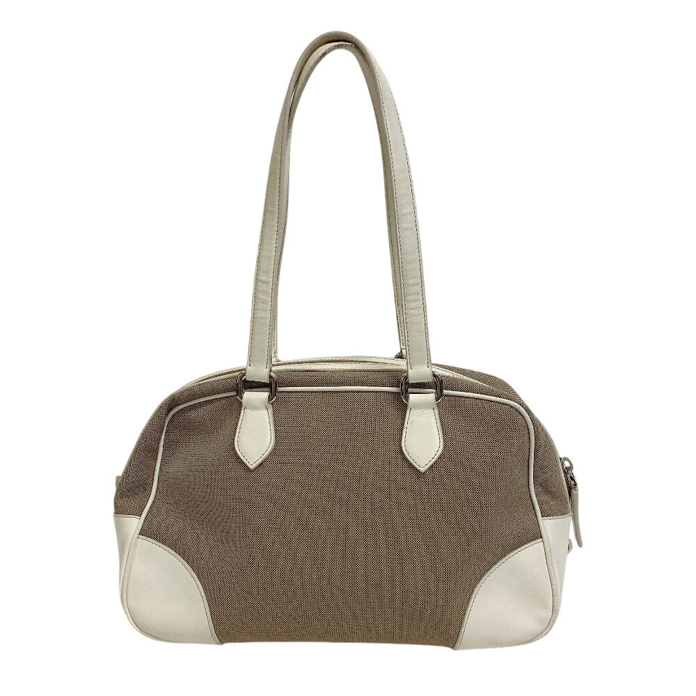 Prada Handbag Canvas Brown
