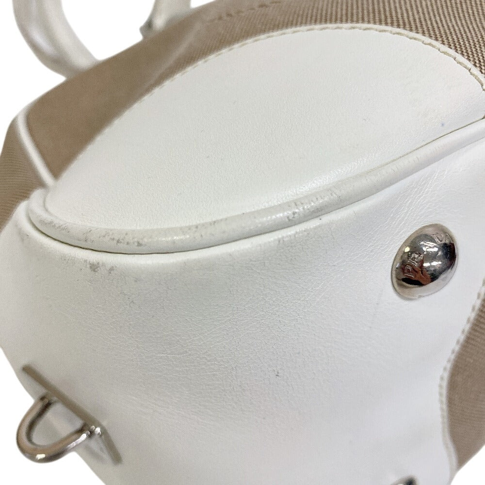 Prada Handbag Canvas Brown