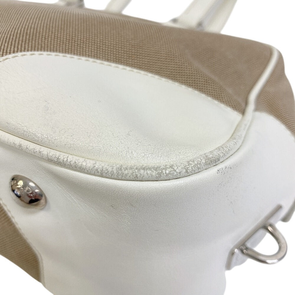 Prada Handbag Canvas Brown