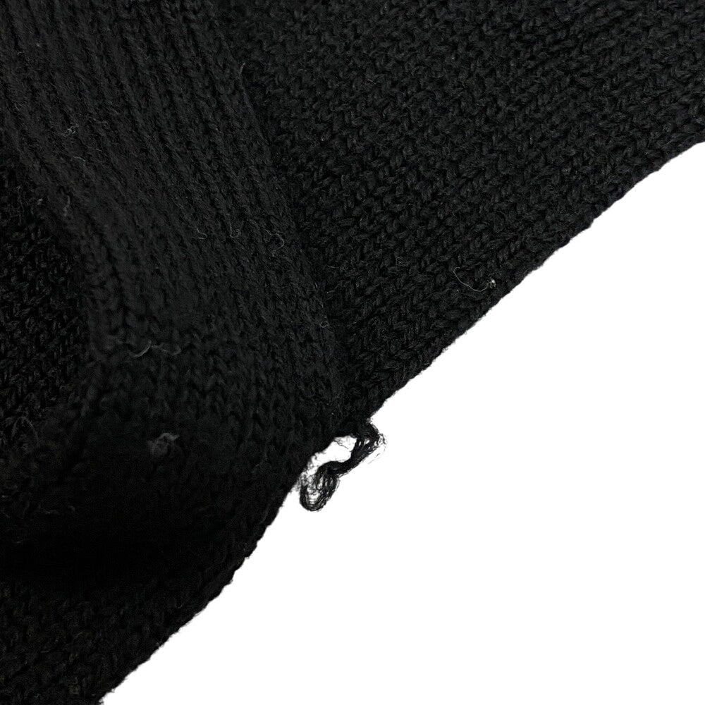 Louis Vuitton Gloves M76451 Wool Black 3D Monogram Gon