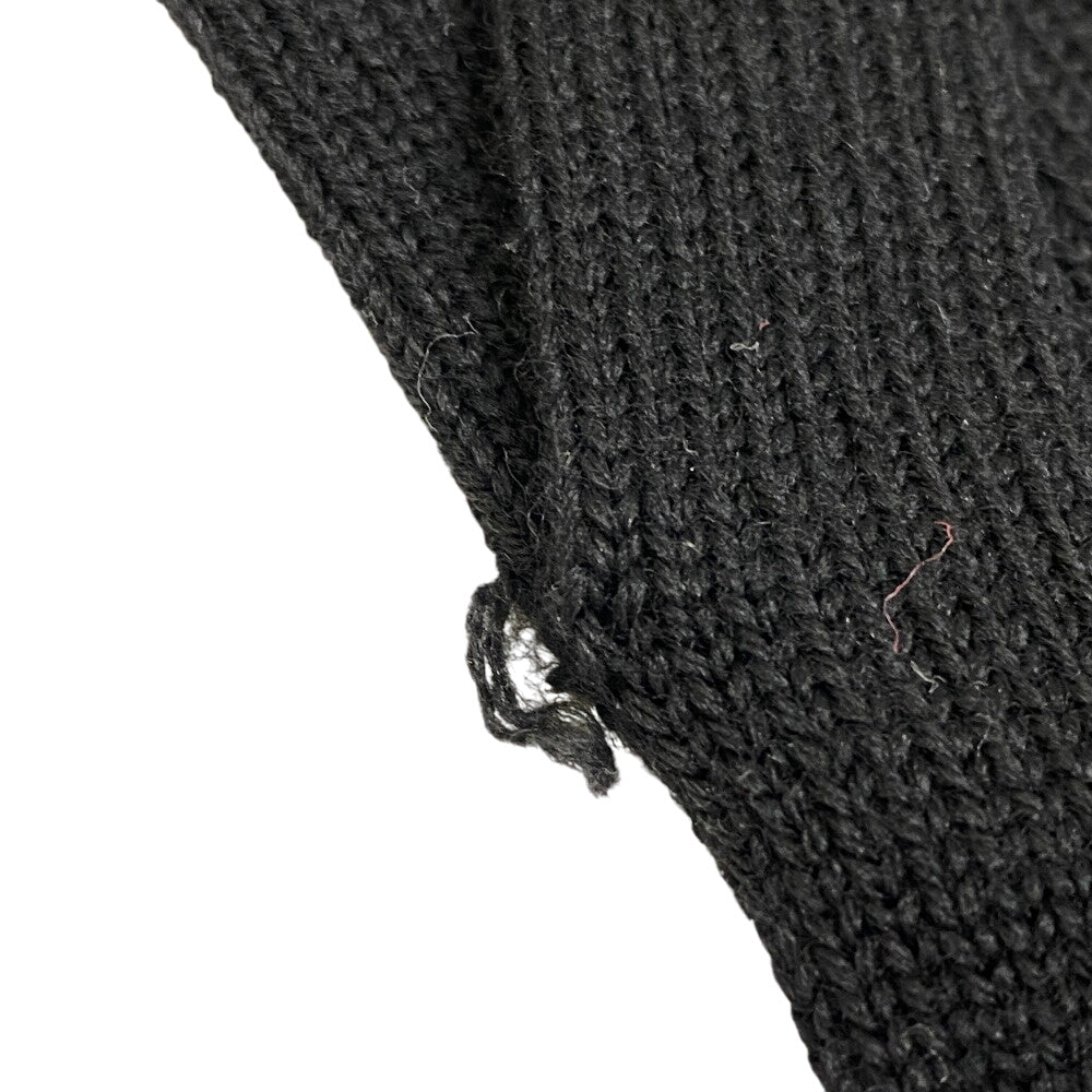 Louis Vuitton Gloves M76451 Wool Black 3D Monogram Gon