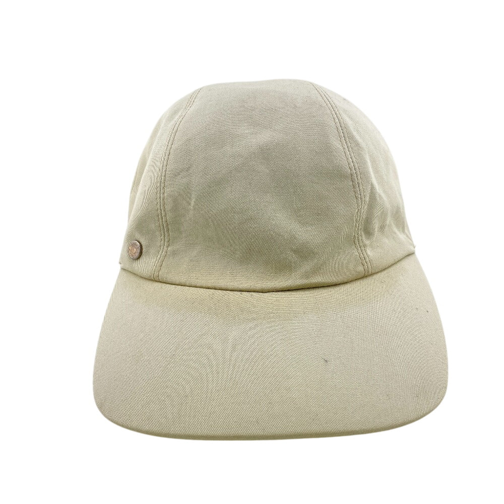 Hermes Cap Cotton Beige Serie Button 58