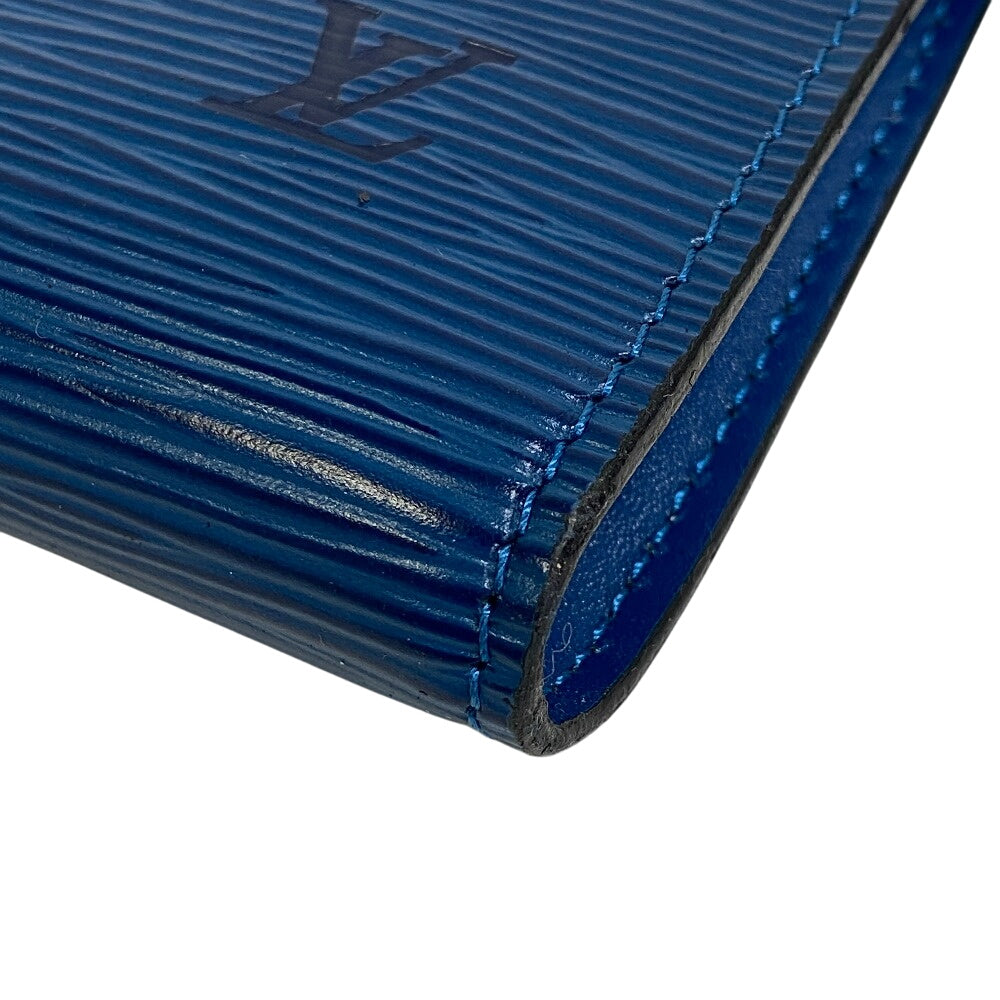 Louis Vuitton Pouch M52945 Epi Leather Blue Epi Pochette Accessoar