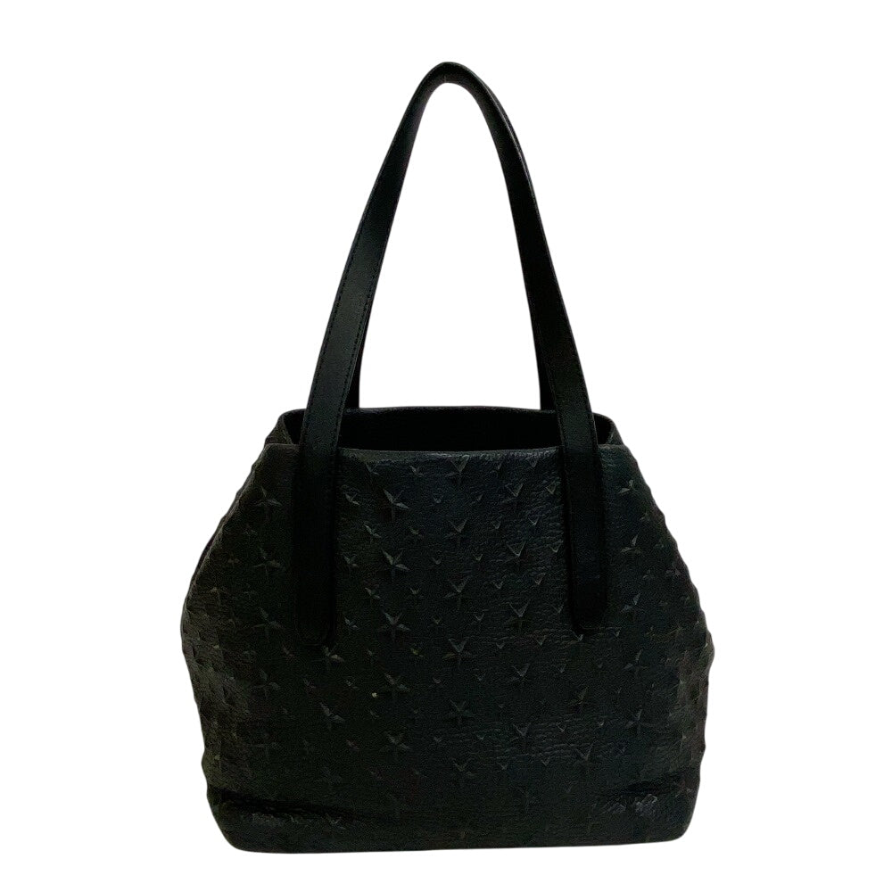 Jimmy Choo Tote Bag Leather Black Studs
