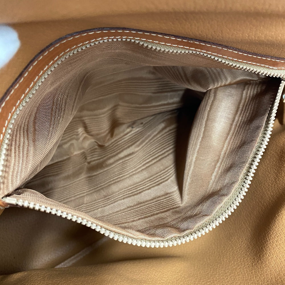 Celine Handbag Pvc, Leather Brown Macadam Pattern