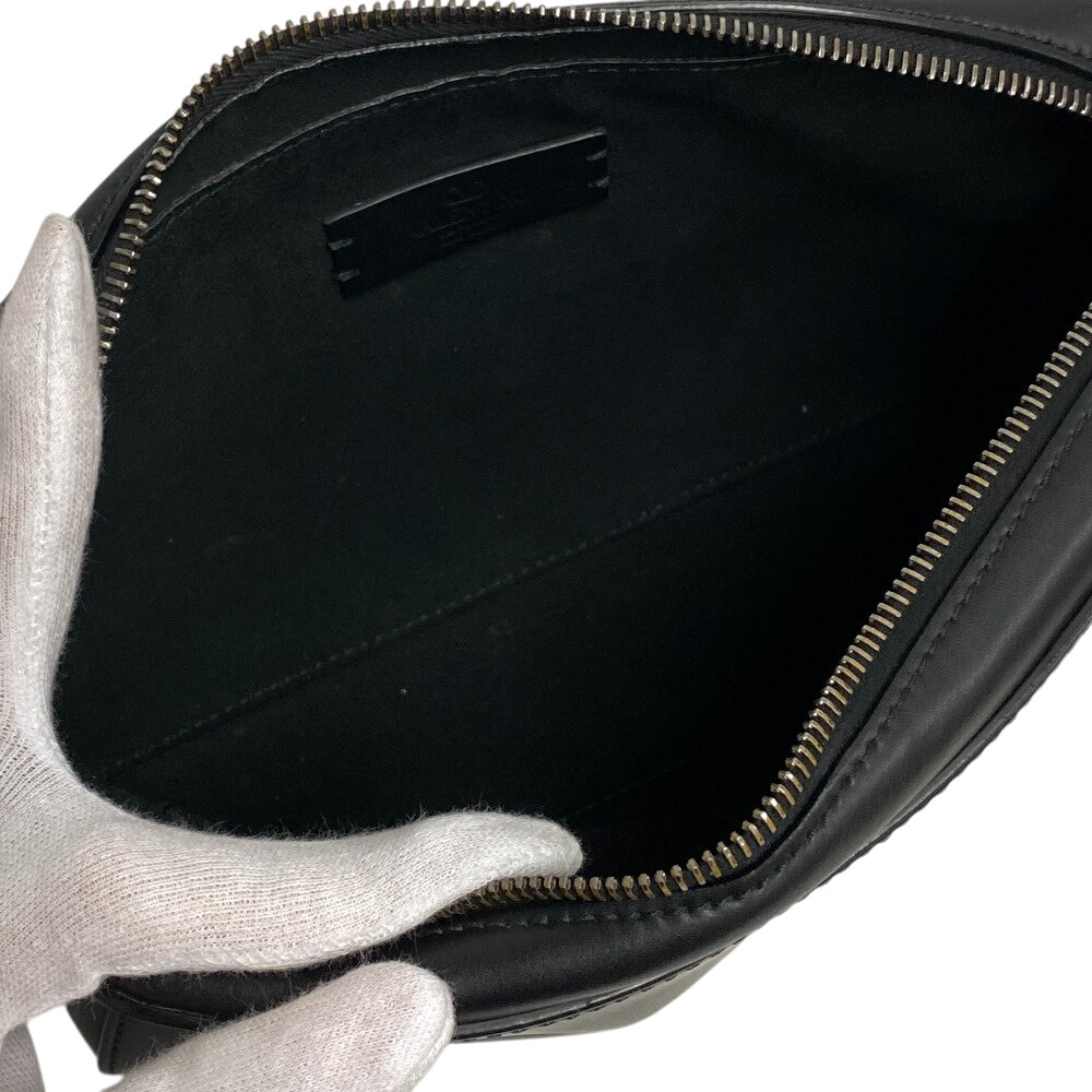 Valentino Shoulder Bag Leather, Suede Black Vltn Logo