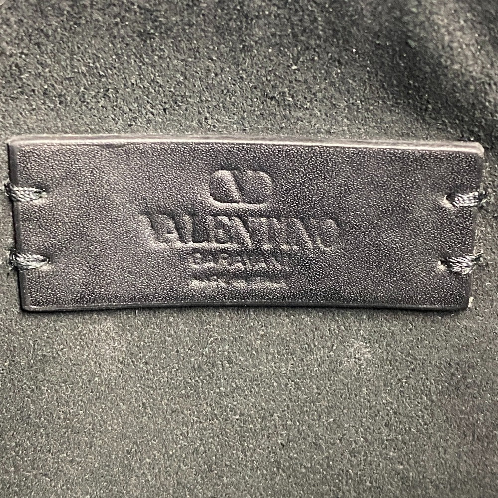 Valentino Shoulder Bag Leather, Suede Black Vltn Logo