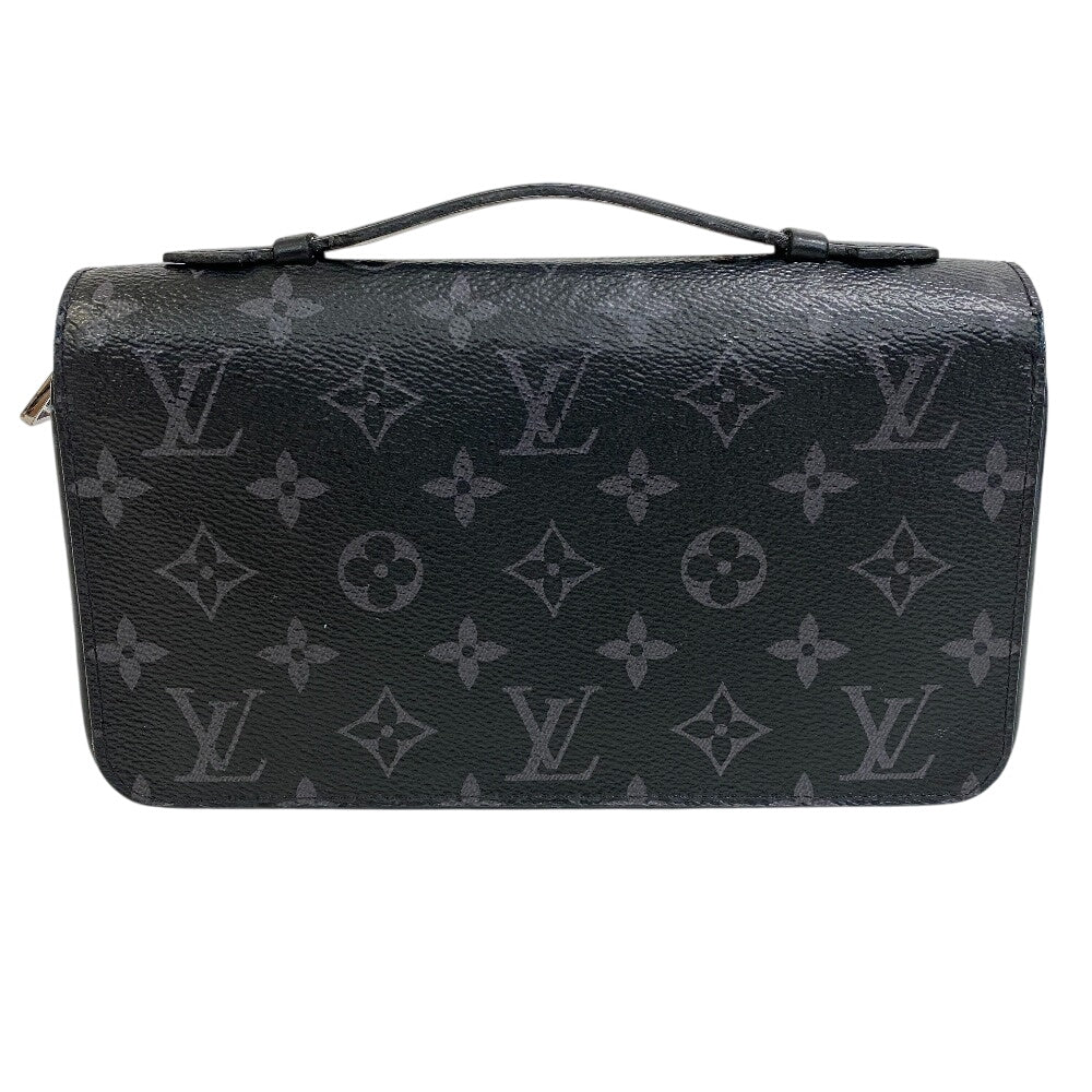 Louis Vuitton Clutch Bag M61698 Monogram Eclipse, Canvas Black Monogram Eclipse Canvas Zippy Xl