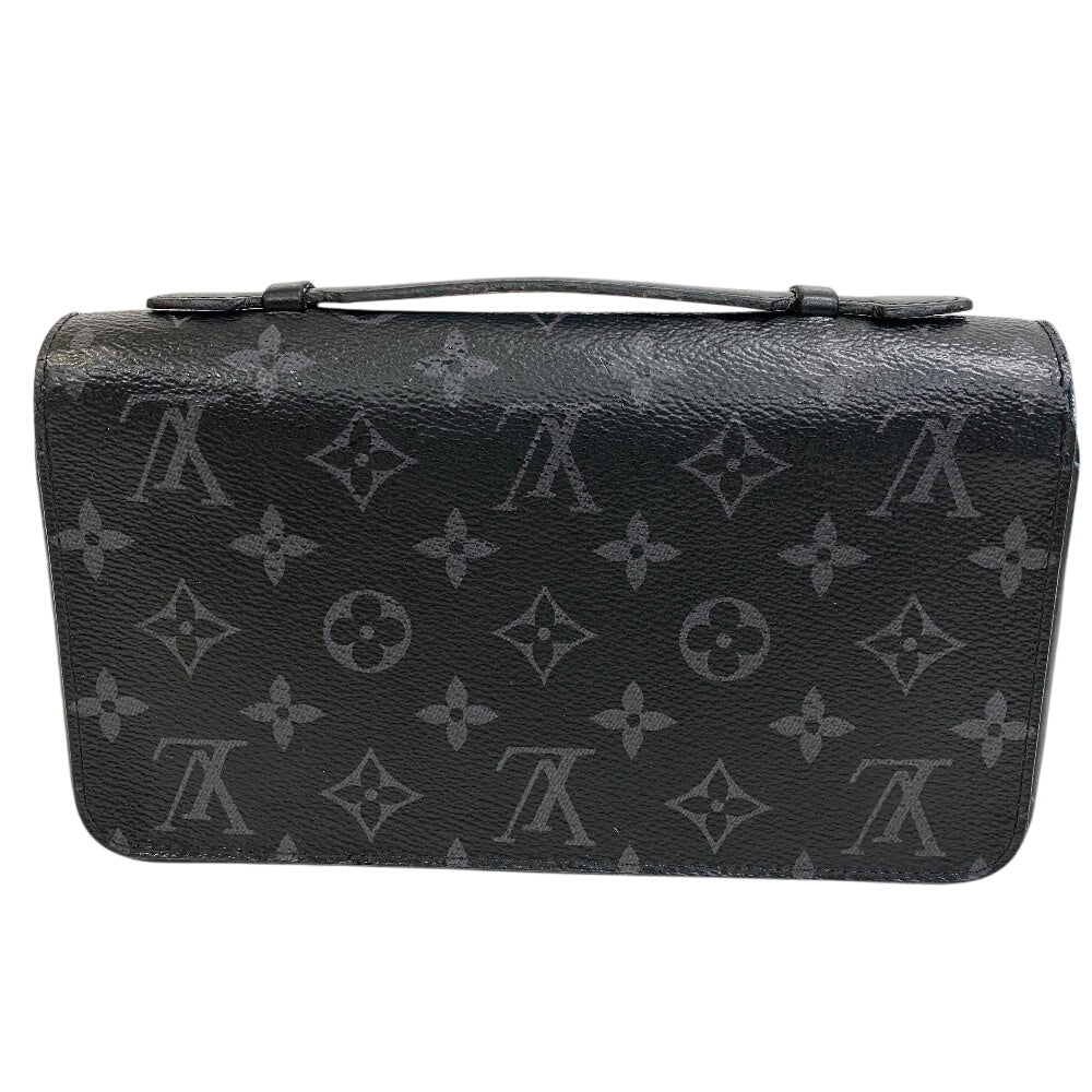 Louis Vuitton Clutch Bag M61698 Monogram Eclipse, Canvas Black Monogram Eclipse Canvas Zippy Xl