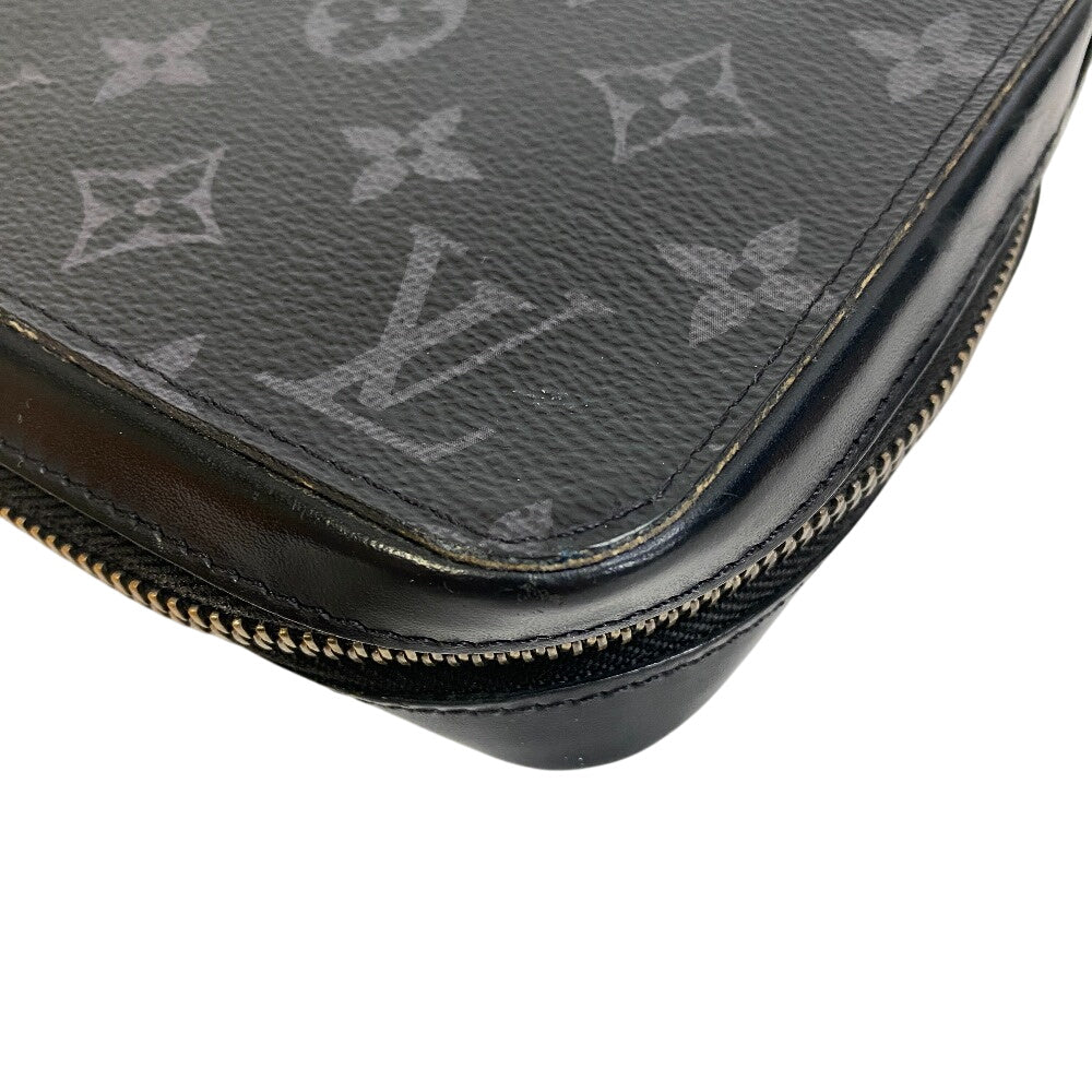 Louis Vuitton Clutch Bag M61698 Monogram Eclipse, Canvas Black Monogram Eclipse Canvas Zippy Xl