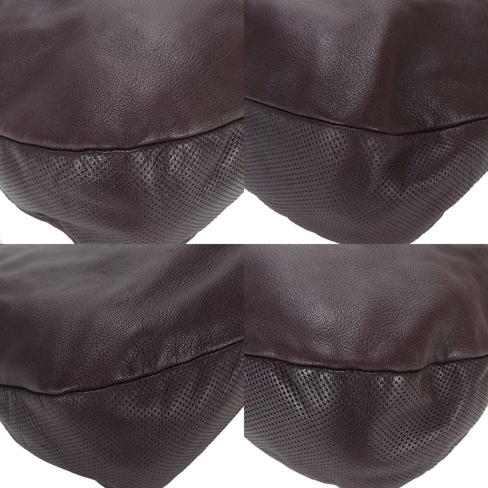 Loewe Shoulder Bag Leather Purple Women