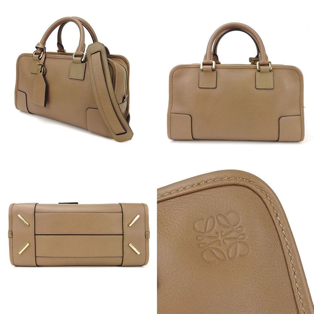 Loewe Handbag 352.30.N03 Leather Brown Americana 28 Women