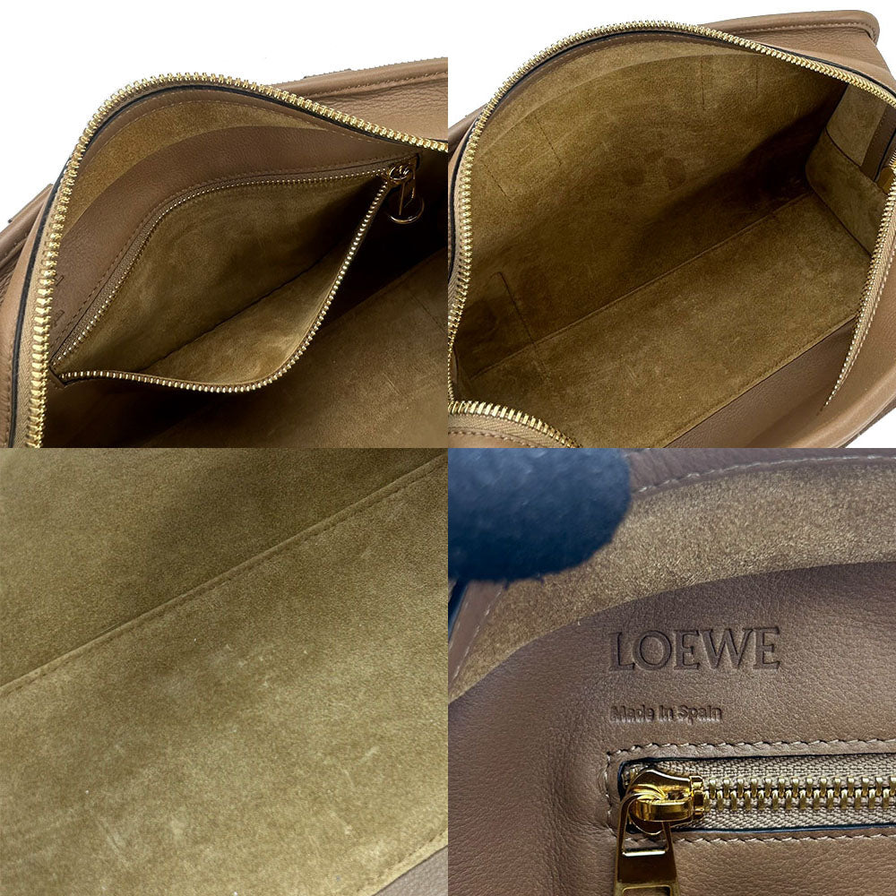 Loewe Handbag 352.30.N03 Leather Brown Americana 28 Women