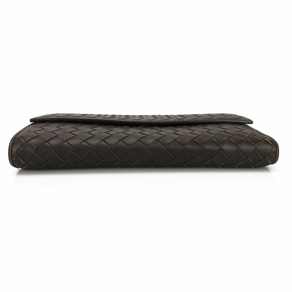 Bottegaveneta Long Wallet Purse 150509 Leather Brown Women