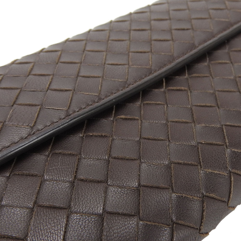 Bottegaveneta Long Wallet Purse 150509 Leather Brown Women