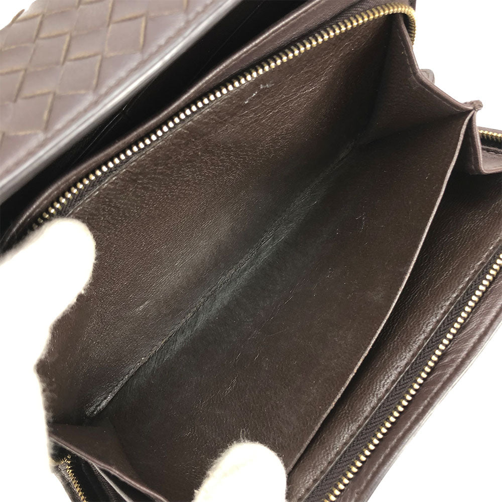 Bottegaveneta Long Wallet Purse 150509 Leather Brown Women