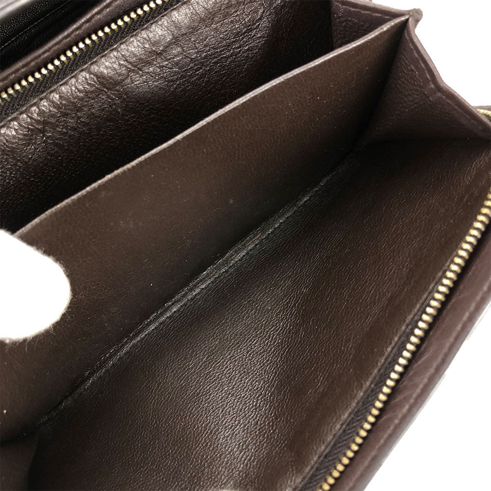 Bottegaveneta Long Wallet Purse 150509 Leather Brown Women