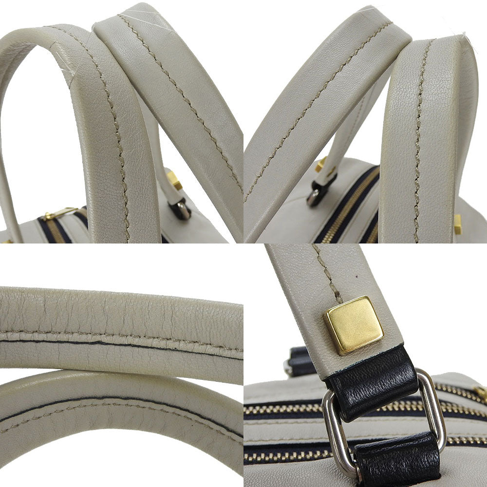 Celine Handbag 166393Fts.08Gc Leather Gray Marine Women
