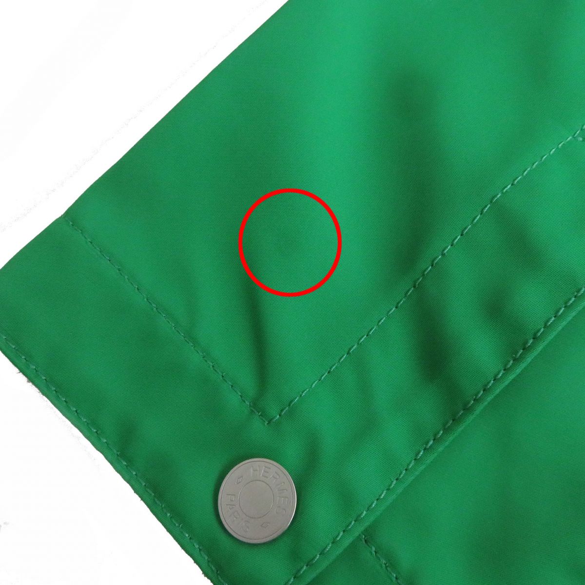 Hermes Pullover Nylon Green Mens 46