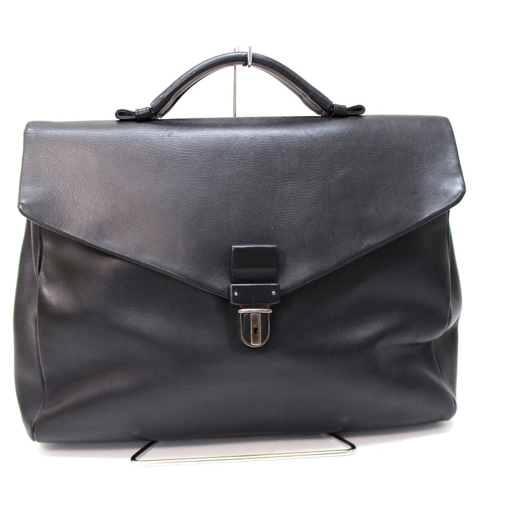 Bottegaveneta Business Bag 113095 Leather Black Tote Bag Handbag Mens