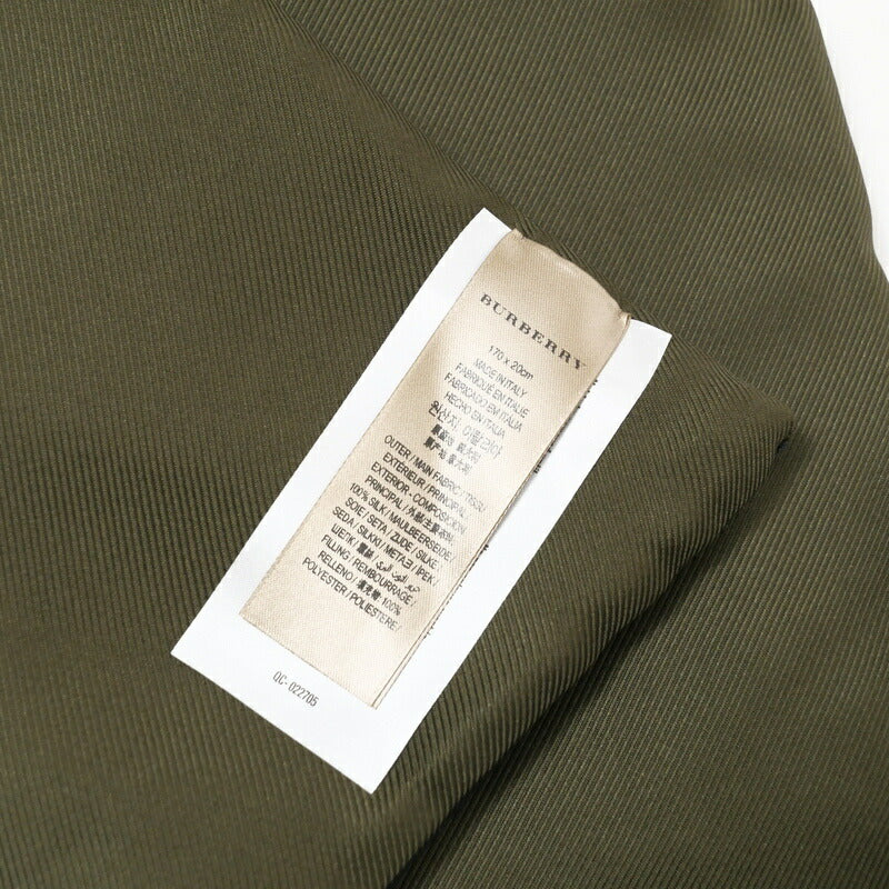 Burberry Scarf Silk, Polyester/Filling=Batting Black Long Scarf Embroidered Logo Mens