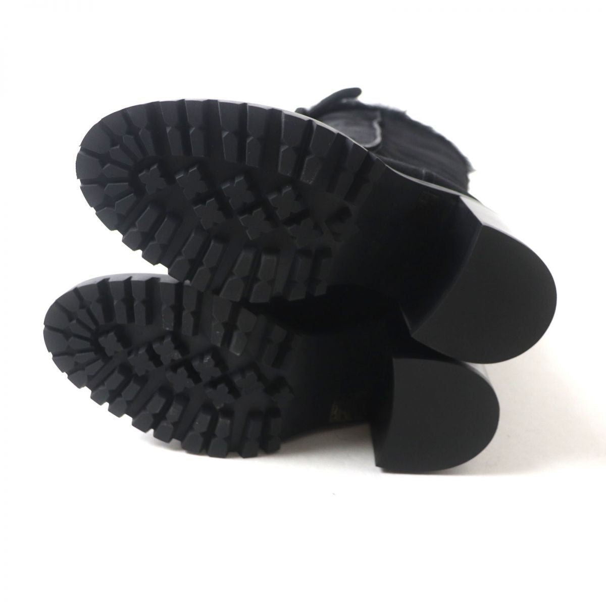 Jimmy Choo Boots Suede, Leather Black Women 34