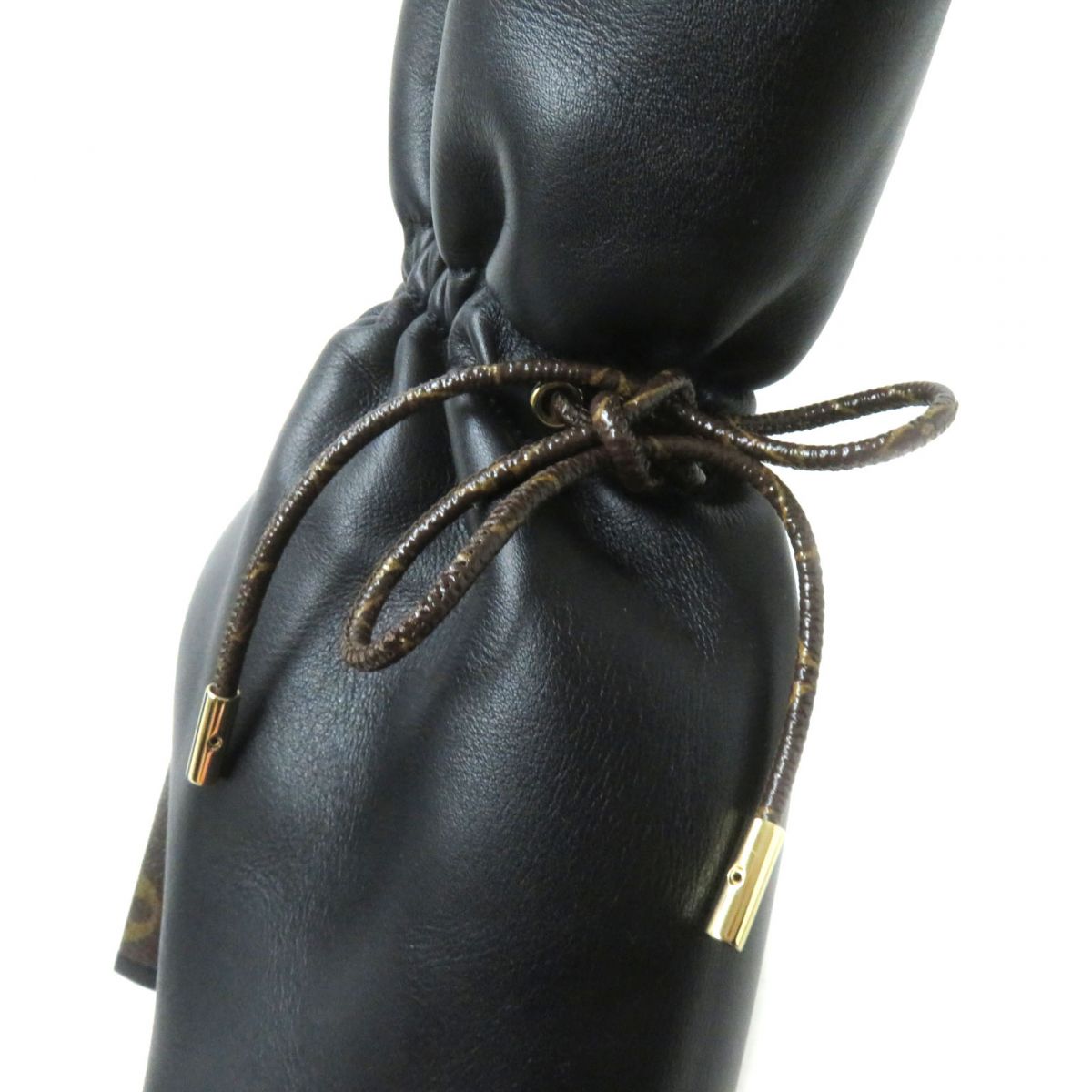 Louis Vuitton Boots Leather Black Women 40