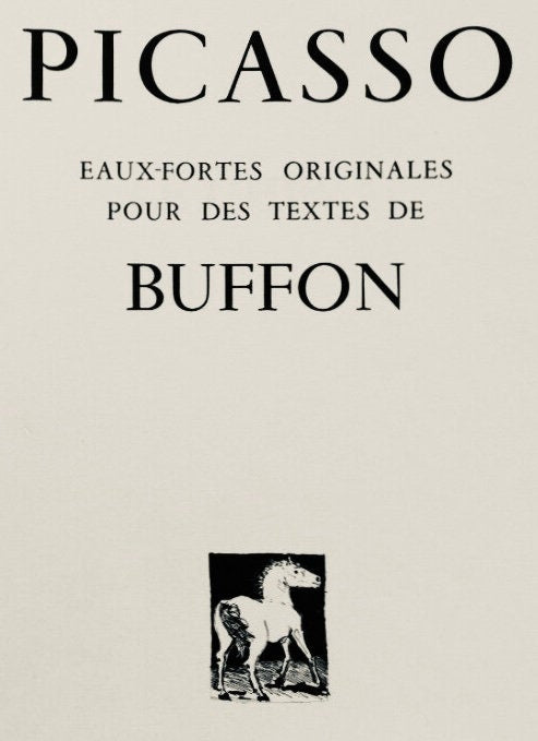 Pablo Picasso, Le Blier, Histoire Naturelle, Lithograph