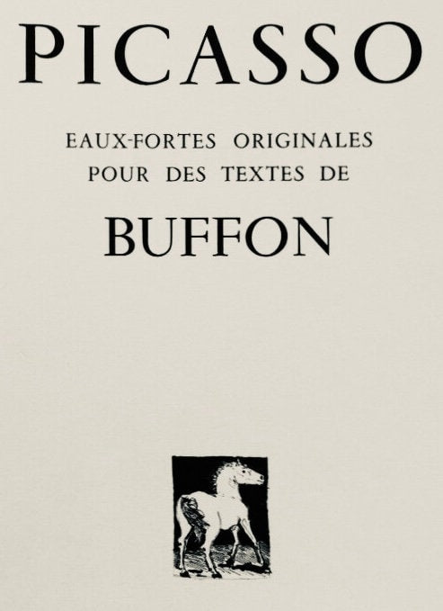 Pablo Picasso, Le Blier, Histoire Naturelle, Lithograph