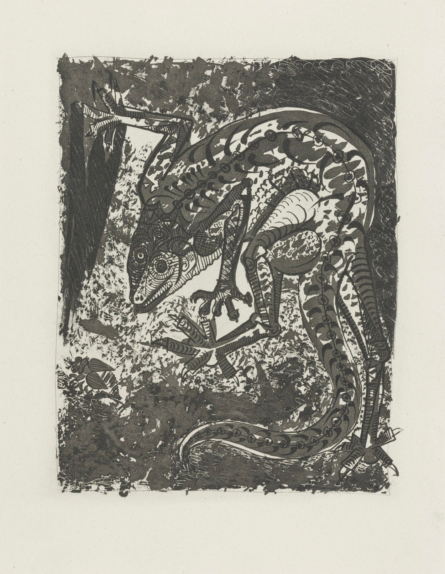 Pablo Picasso, Le Lzard, Histoire Naturelle, Lithograph