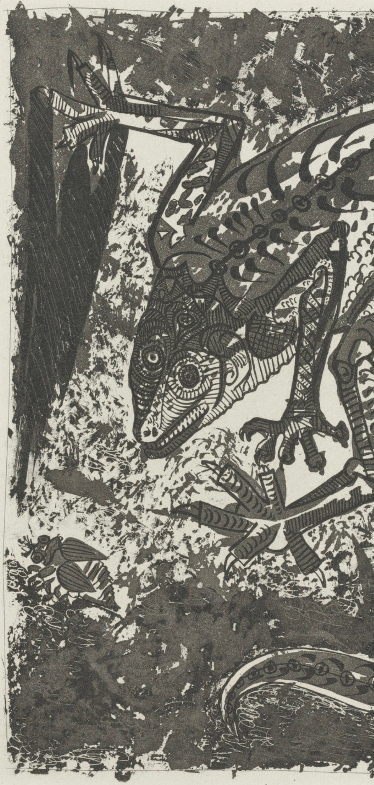 Pablo Picasso, Le Lzard, Histoire Naturelle, Lithograph