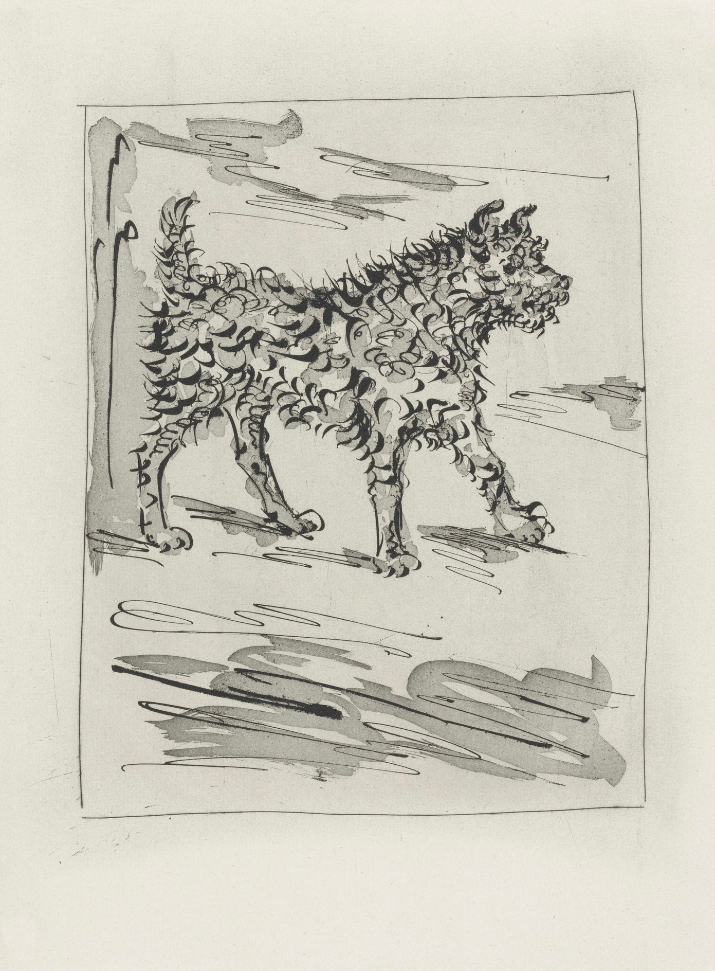 Pablo Picasso, Le Chien, Histoire Naturelle, Lithograph