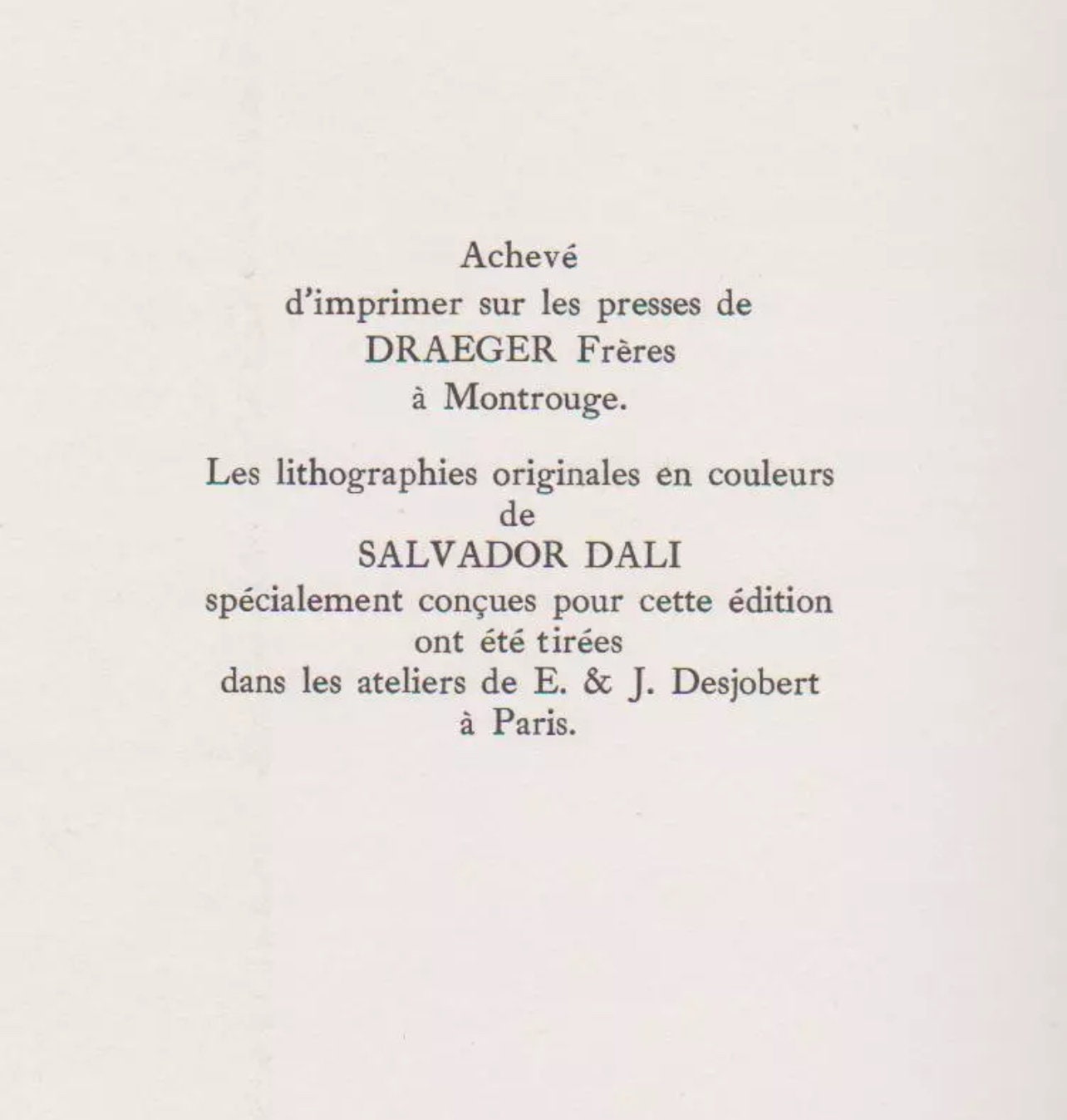 Salvador Dali, Composition (M/Lpsinger 1175; Field 67-2), Hommage A Meissonier, Lithograph